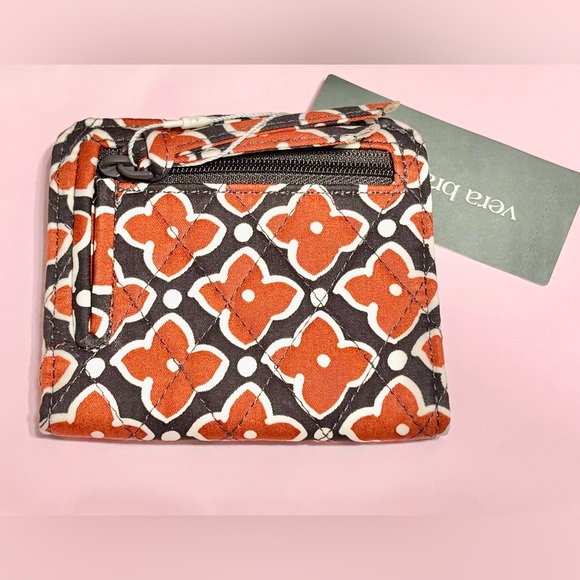 Vera Bradley Women's Premium Cotton Small Tab Wallet, Moorish - Picture 2 of 4